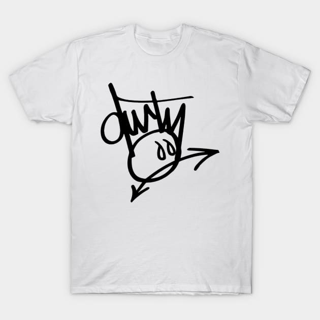 Durty OG Logo T-Shirt by B. Freyer Art